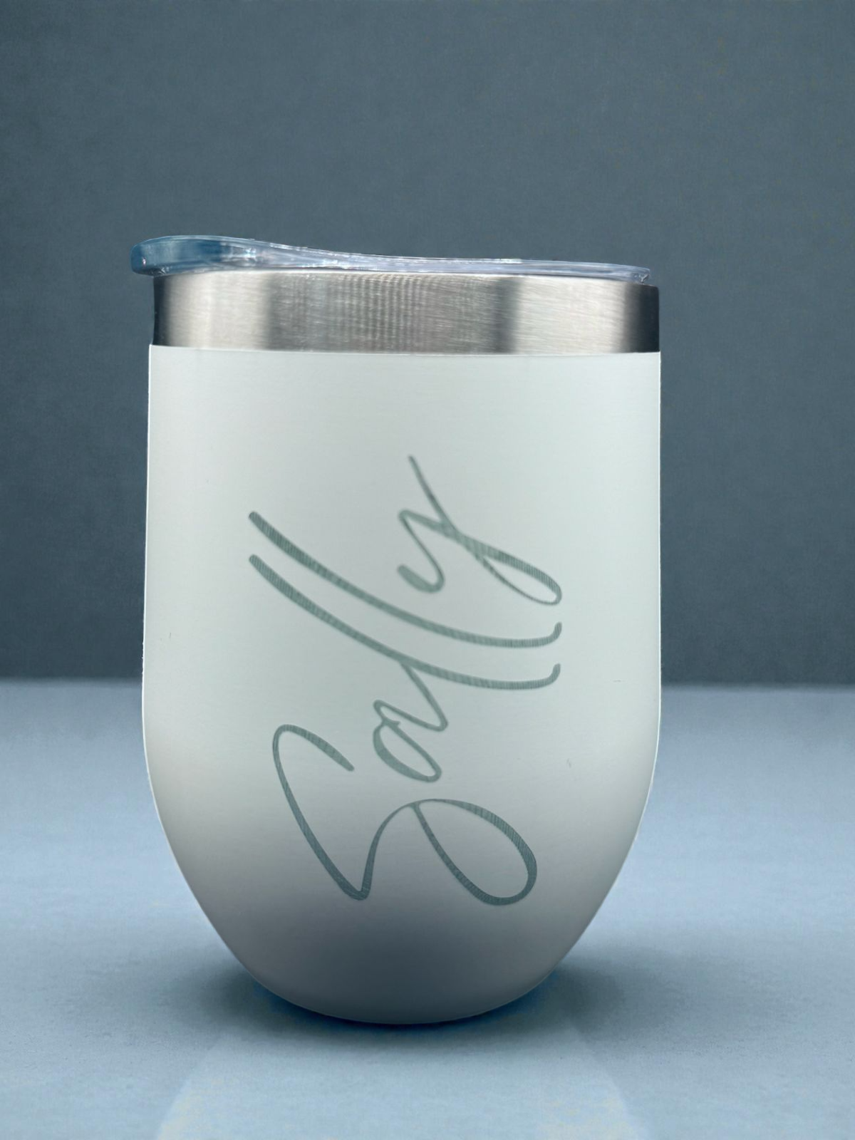 Personalised Name Tumbler – 12oz Insulated Double Wall Stainless Steel Thermal Mug – Custom Gift