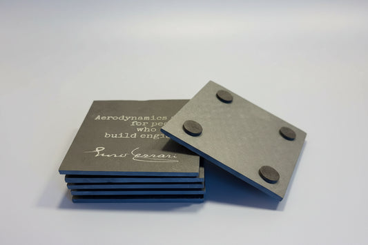 Set of 6 Famous F1 Quotes - Square Slate Coasters - Ayrton Senna, Lewis Hamilton etc