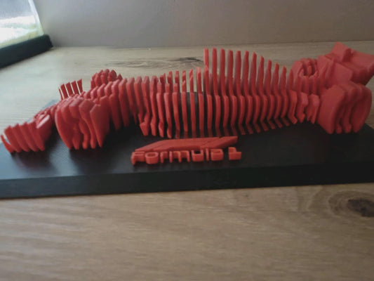 Layered F1 Car Model 2025 - 3D Printed Formula 1 Racing Decor