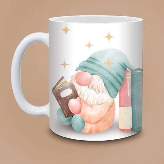 Funny Gnome Coffee Mug – Please Go Away I'm Reading