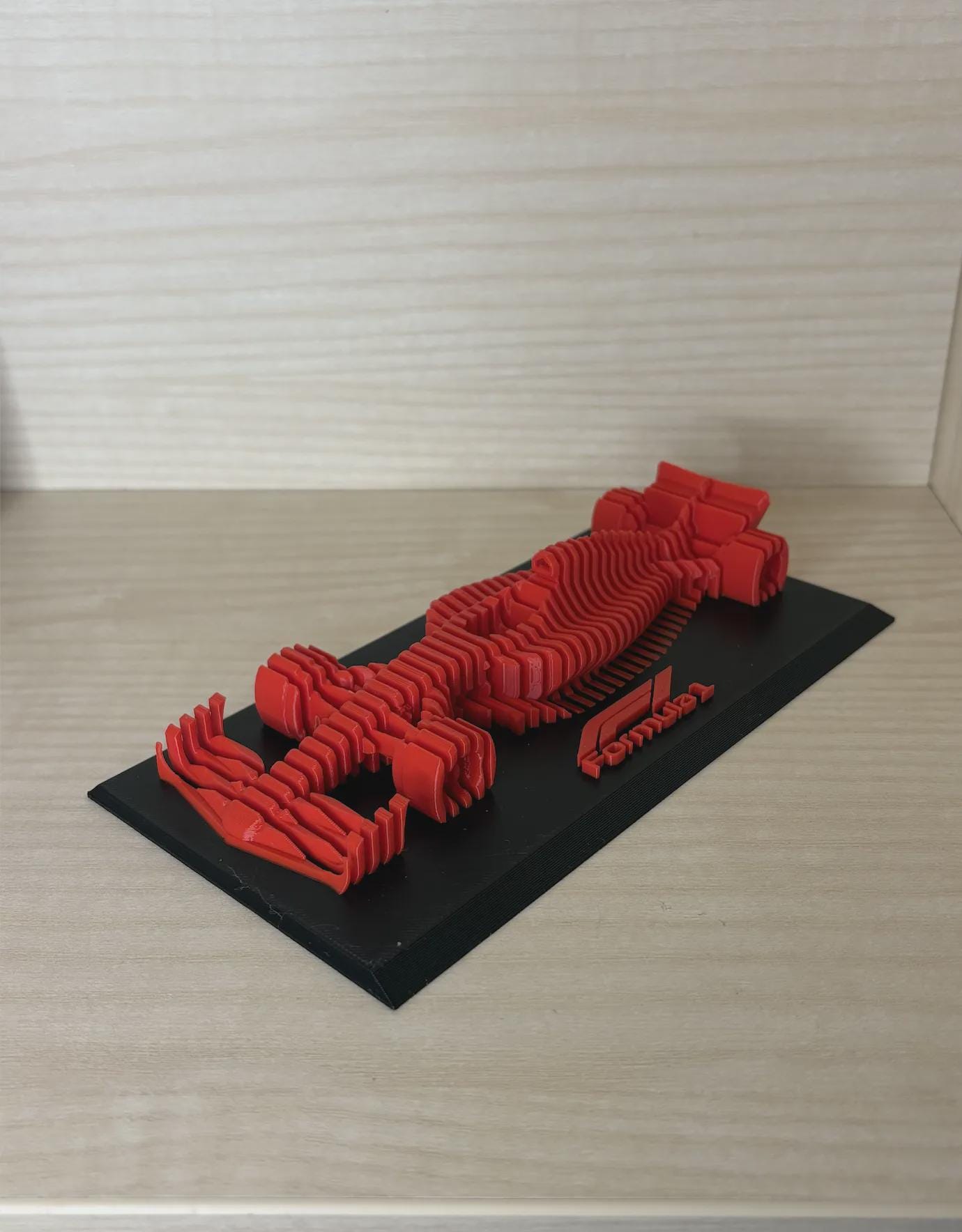 Layered F1 Car Model 2025 - 3D Printed Formula 1 Racing Decor