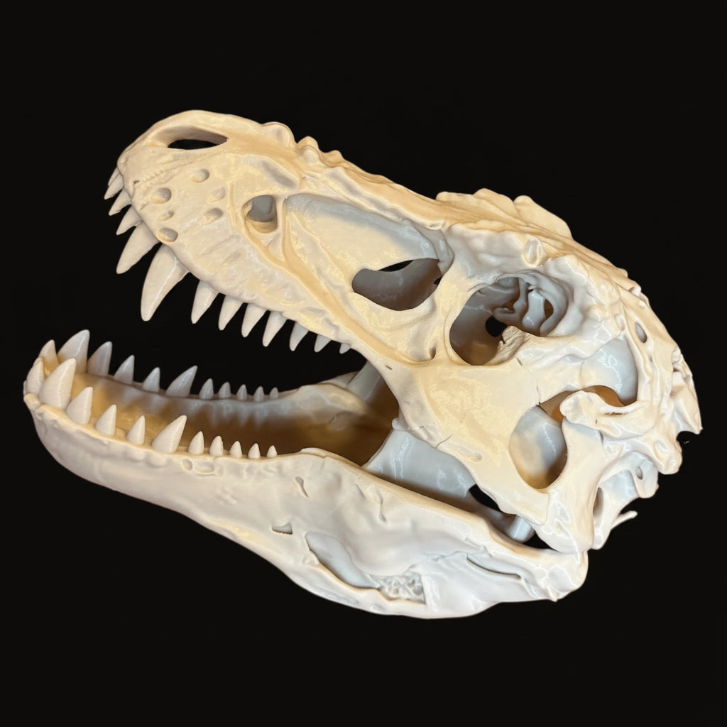 T-Rex Skull — Realistic Dinosaur Fossil, Display Quality Replica