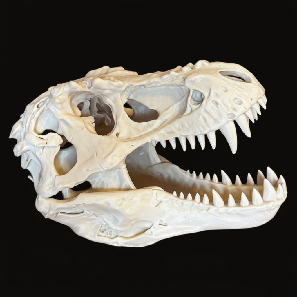 T-Rex Skull — Realistic Dinosaur Fossil, Display Quality Replica