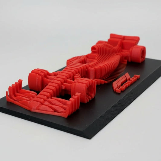 Layered F1 Car Model 2025 - 3D Printed Formula 1 Racing Decor