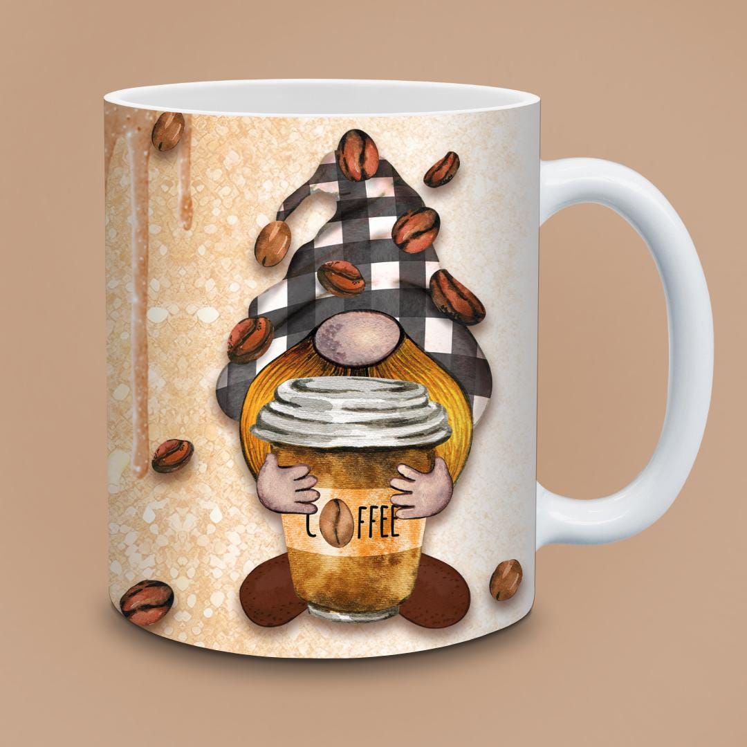 Funny Gnome Coffee Mug – Anything Before Coffee Doesn't Count