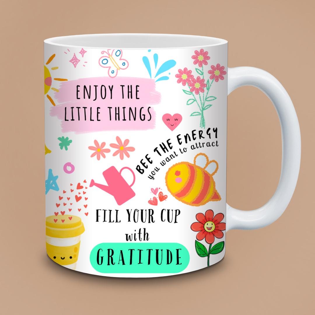 Positive Mindset Mug - You Are Purrrrfect Cat Affirmation