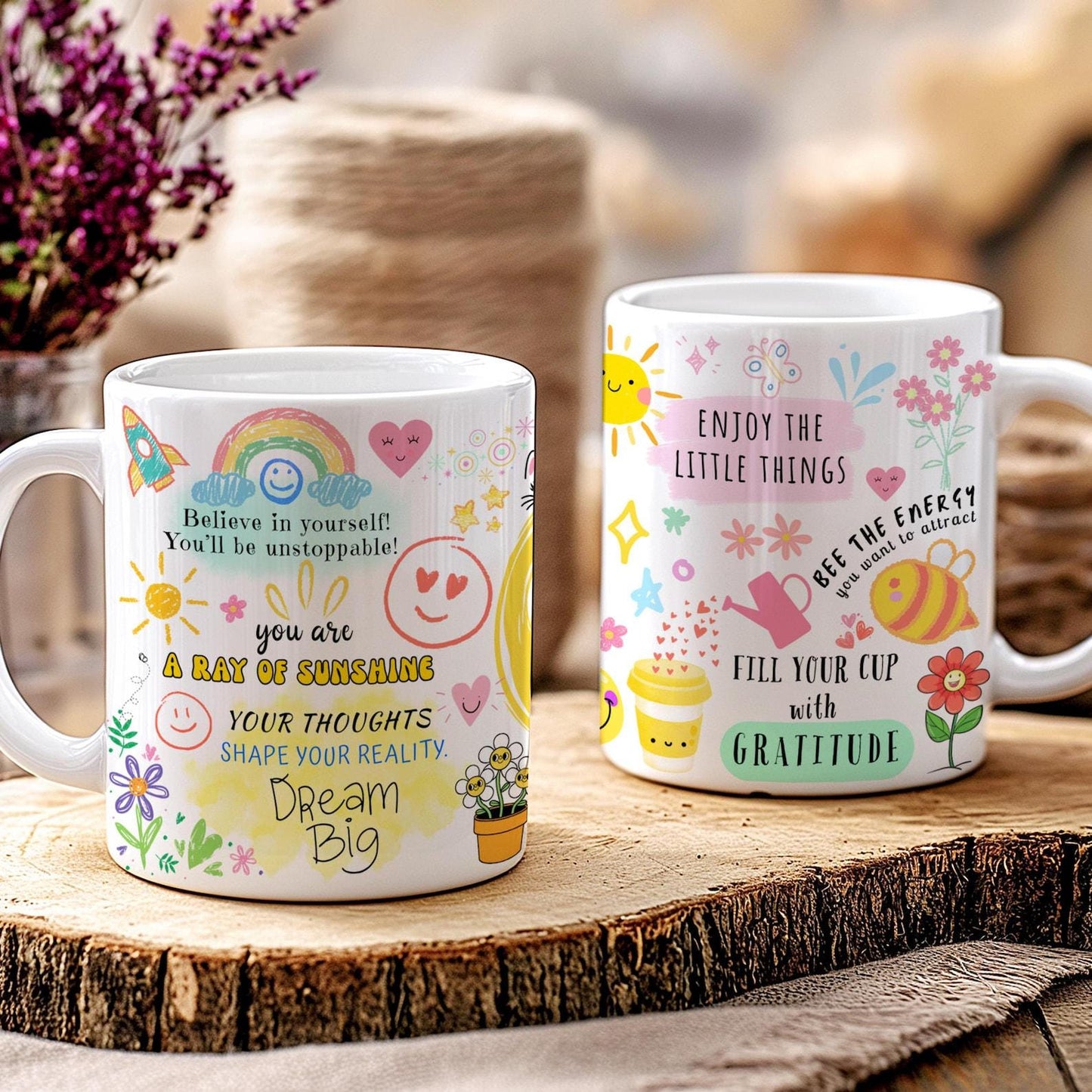 Positive Mindset Mug - You Are Purrrrfect Cat Affirmation