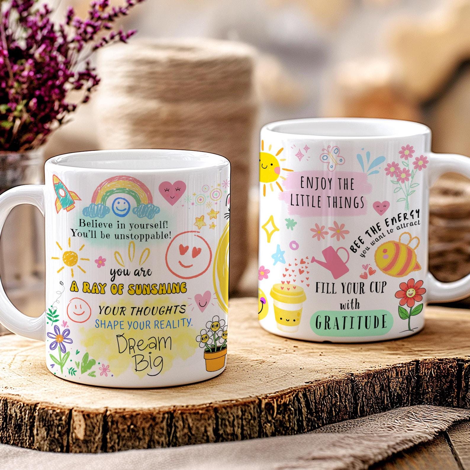Positive Mindset Mug - You Are Purrrrfect Cat Affirmation